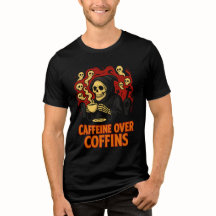 Caffeine Over Coffins Spooky Grim Reaper Coffee
