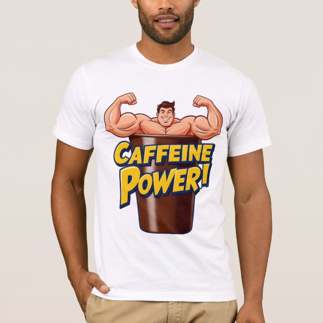 "Caffeine Power Flex - T-shirt homme" (Devant)