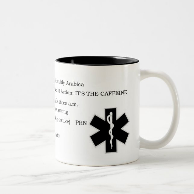 CaffeineRX Zweifarbige Tasse (Rechts)