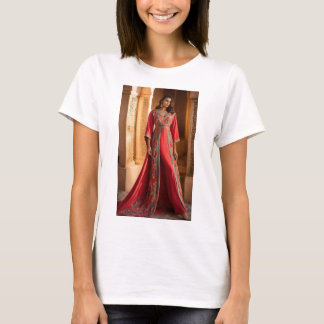 Caftan traditionnel, style marocain T-shirt femme