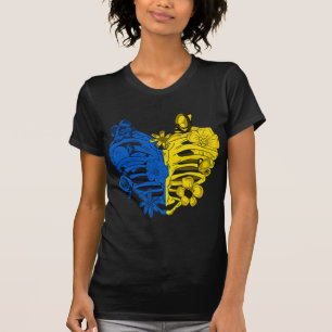 Cage XRay Ukraine Herz Ukraine Liebe Ukraine Ukrai T-Shirt