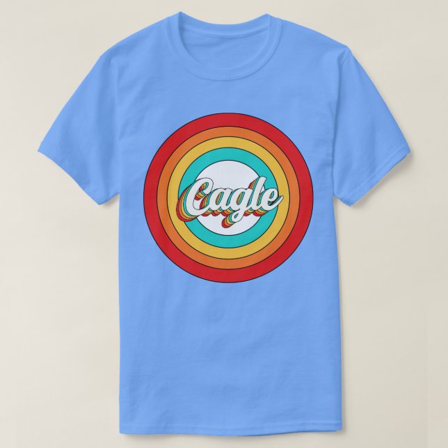 Cagle Name Shirt Vintag Cagle Circle (Design vorne)