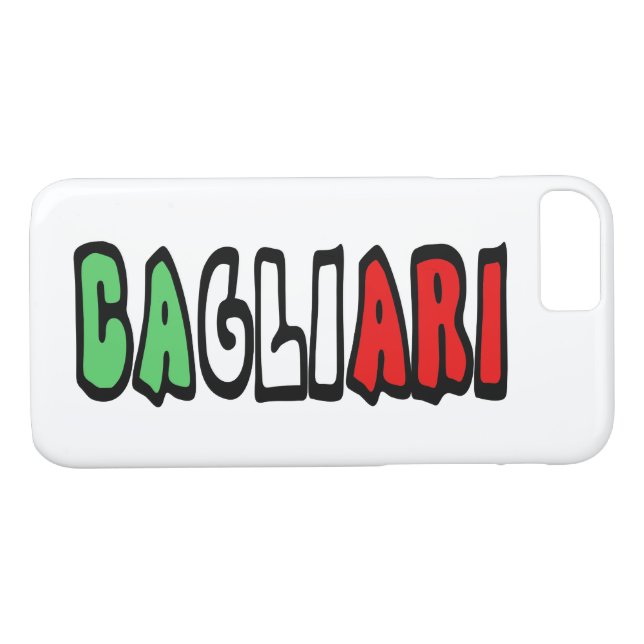 Cagliari Case-Mate iPhone Hülle (Rückseite (Horizontal))