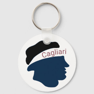 Cagliari italian schlüsselanhänger