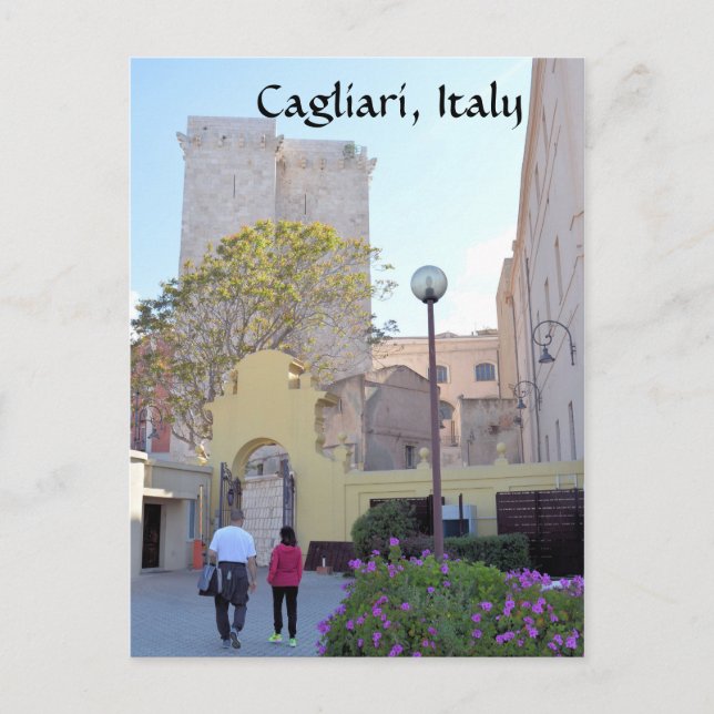 Cagliari, Sardinien, Italien Postkarte (Vorderseite)