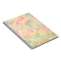 Cahier à motif confettis