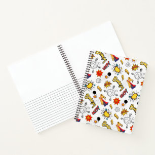 Cahier à motif de bande dessinée 