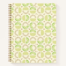 Cahier à motif melon miel