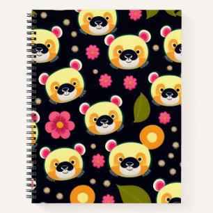 Cahier à motif transparent de panda mignon – 21,59