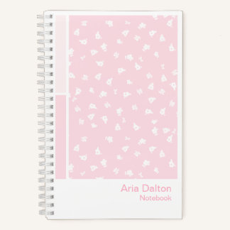 Cahier à palette verticale à motif floral Ditsy ro