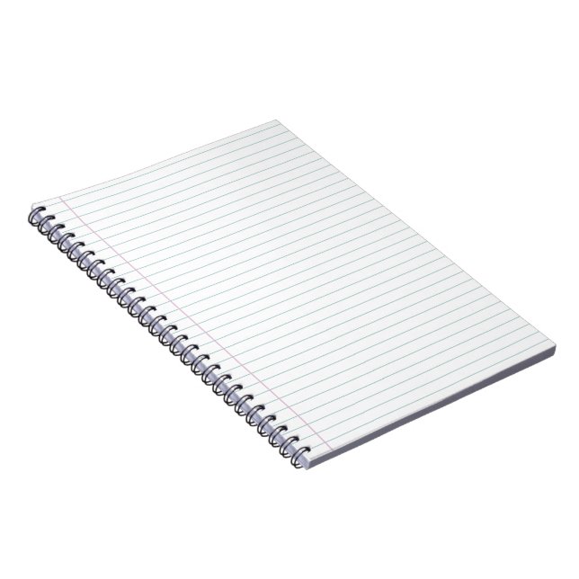 Cahier à Règles Larges (Côté Droit)