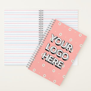 Cahier à reliure spirale avec logo personnalisé