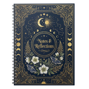 Cahier à reliure spirale Botaniques de la Lune Cél