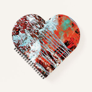 Cahier à reliure spirale – Corrosion Pulse