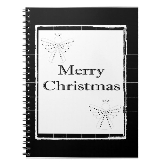 Cahier à reliure spirale de Noël joyeux (Devant)