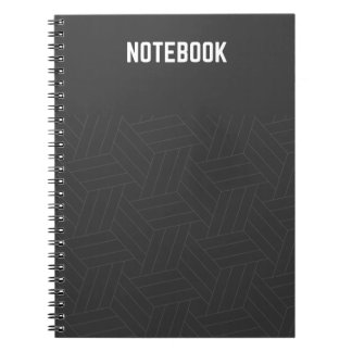 Cahier à reliure spirale Élégance Noir Élégant