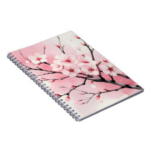 Cahier à reliure spirale Fleur de cerisier Sakura