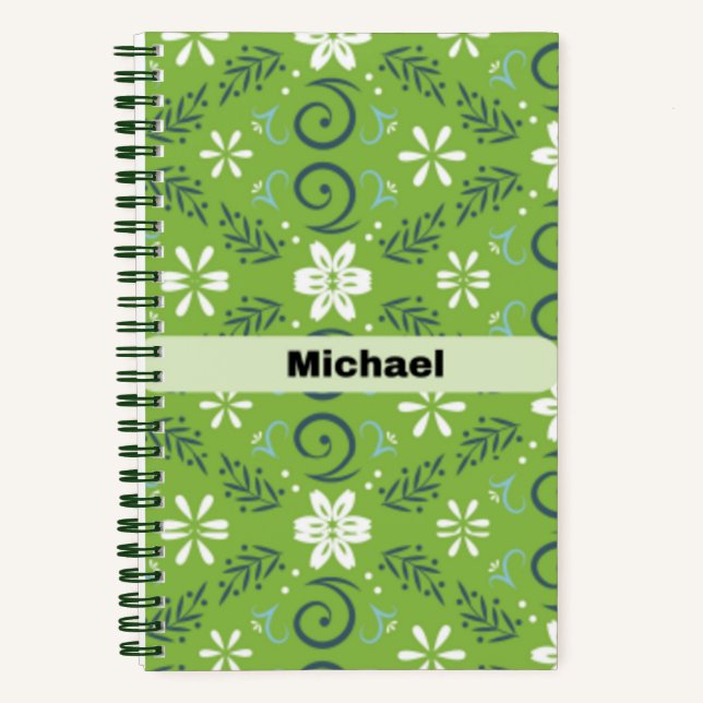 Cahier à reliure spirale - Inspiré par la nature v (Recto)