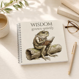 Cahier à reliure spirale « La sagesse grandit en s