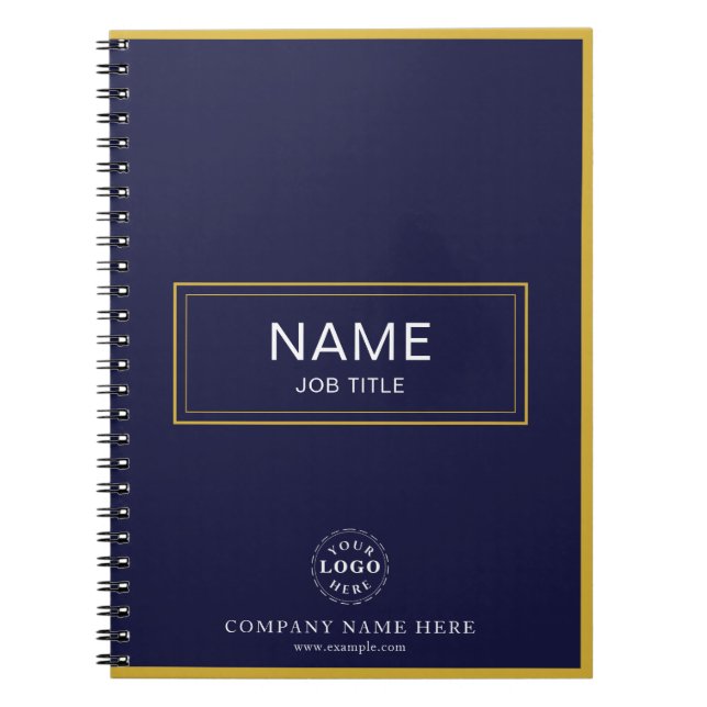 Cahier à reliure spirale personnalisé avec nom et  (Devant)