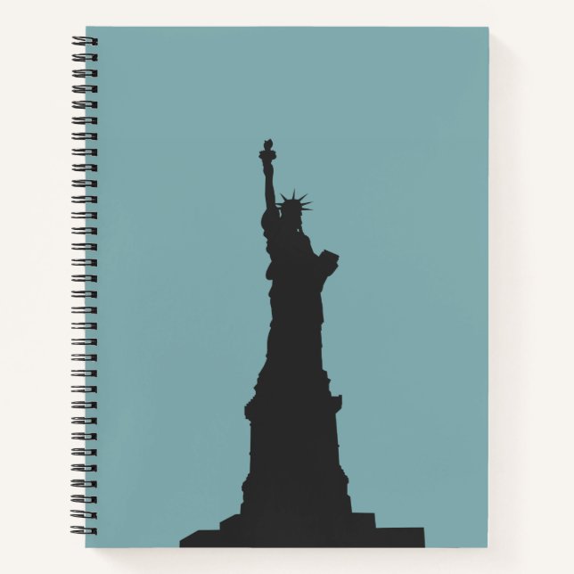 Cahier à reliure spirale Statue de la Liberté  (Devant)