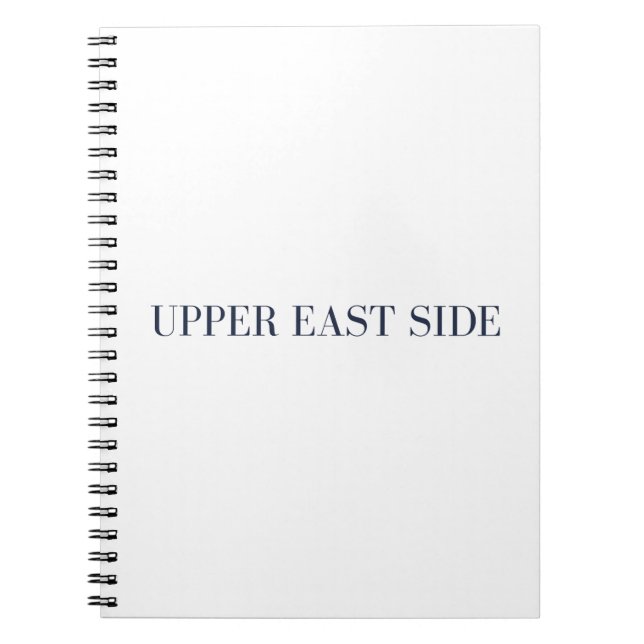 Cahier à reliure spirale Upper East Side (Devant)