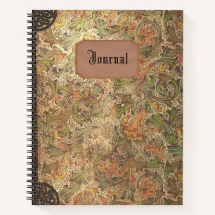 Cahier à reliure spirale vintage