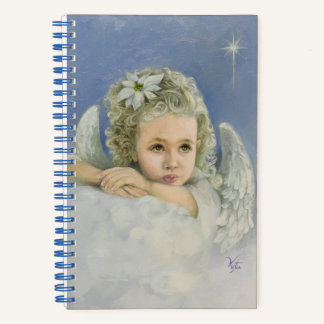 Cahier à spirale Ange de Noël