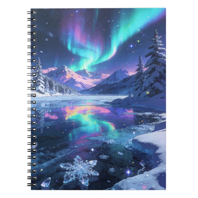 Cahier à spirale Aurora Reflection (Devant)