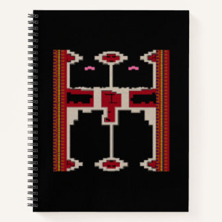 Cahier à spirale avec motif de Bornéo