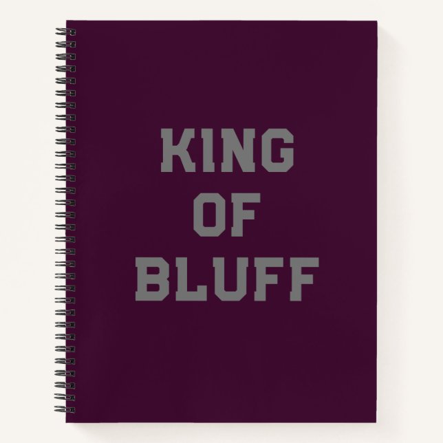 Cahier à spirale Bluff King (Devant)