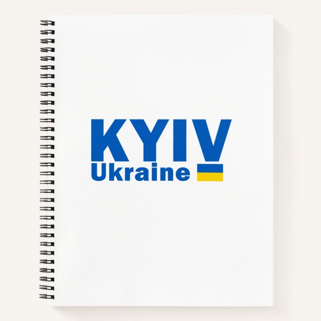 Cahier à spirale de Kiev, Ukraine  (Devant)