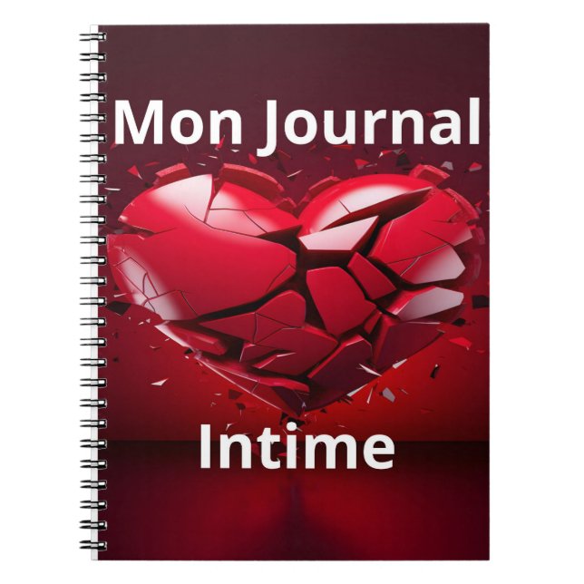 Cahier à spirale de Mon Journal Intime (Devant)