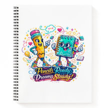 Cahier à spirale de rentrée scolaire