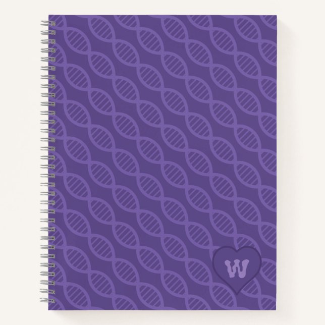 Cahier à spirale DNA Stripes (Devant)