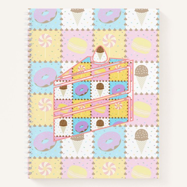 Cahier à spirale Envies Sucrées (Devant)