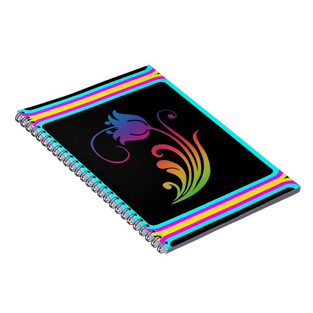 Cahier à spirale Fleur (Côté Droit)