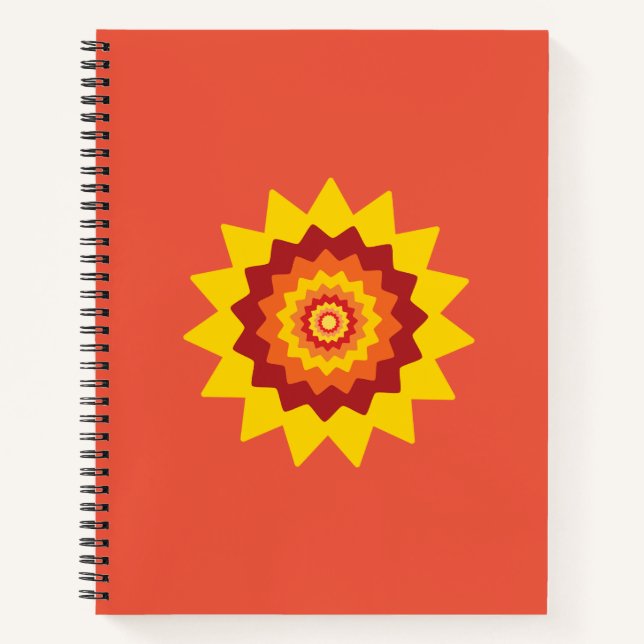 Cahier à spirale Fleur étrange (Devant)