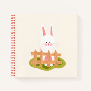 Cahier à spirale Kawaii Lapin Mignon