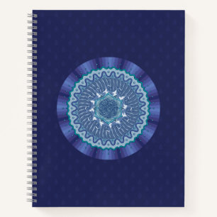 Cahier à spirale Mandala d'eau