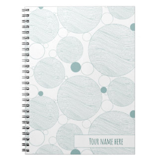 Cahier à spirale Ocean Aqua Waves