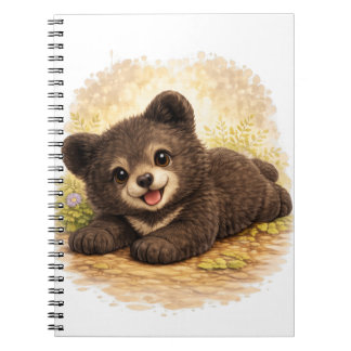 Cahier à spirale Ourson Mignon Kawaii