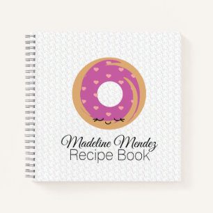 Cahier à spirale pour enfants Baker Donut Livre de