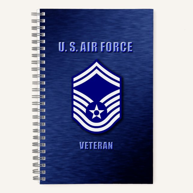 Cahier à spirale Senior Master Sergeant USAF (Recto)