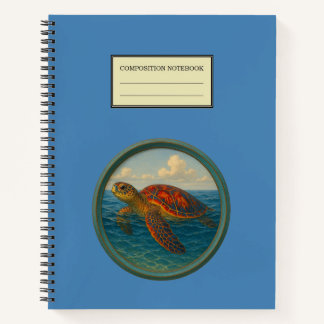 Cahier à spirale Tortue de mer