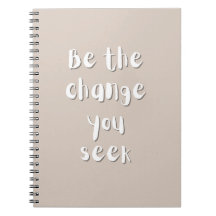 Cahier à spirales de citations inspirantes