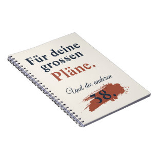 Cahier avec devise: Grands projets et ...
