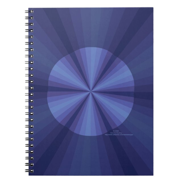 Cahier Bleu Illusion d'Optique (Devant)