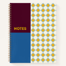 Cahier Bourdonné Marine Diamant - M