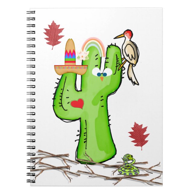 Cahier Cactus d'oiseau (Devant)